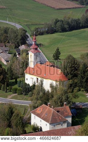 Parish Church Of The Sacred Heart Of Jesus And Saint Ladislaus In Mali Raven, Croatia