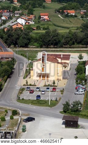 Parish Pastoral Center In Hrnetic, Karlovac, Croatia