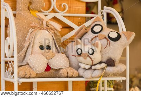 Close Up Of Souvenirs At The Famous Christmas Market Of Frascati In Lazio Italy