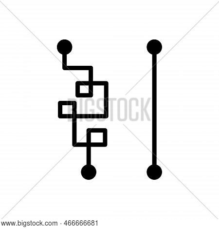 Black Solid Icon For Easier Simplify Easy Simplicity Uncomplicated Straightforward Straight Smooth