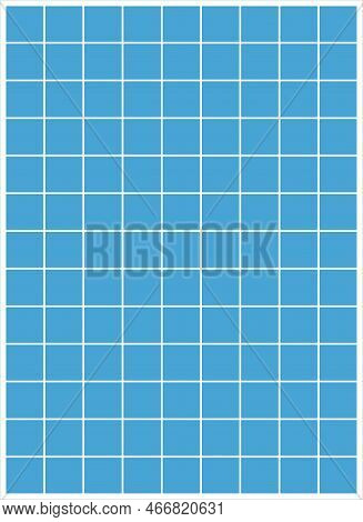 Blue Portrait Background. The Collection Of Squares That Make Up The Portrait Background Is Blue. Ab