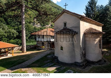 Orthodox Christian Monastery. Serbian Monastery Of Saint Nicholas (manastir Nikolje). 15th Century M