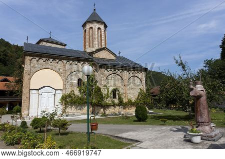 Medieval Monastery Raca At Tara Mountain In Western Serbia