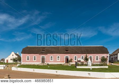 Elim, South Africa - Sep 21, 2022: A Street Scene, With The E-centre And A Day-care, In An Historic 
