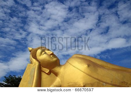 lie down buddha
