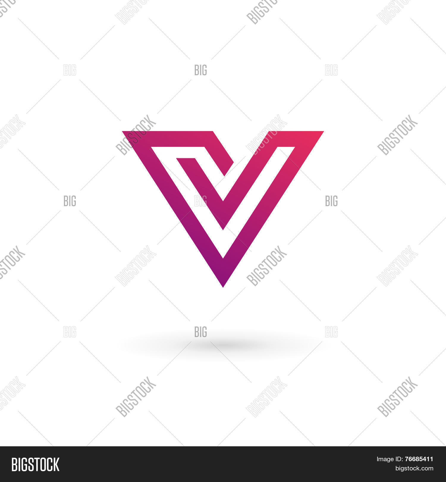letter v templates