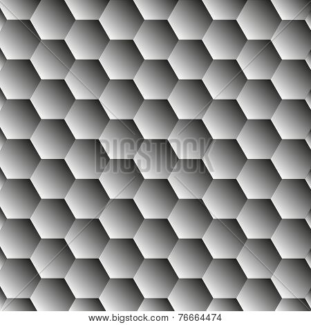 Abstrat hexagon dark background