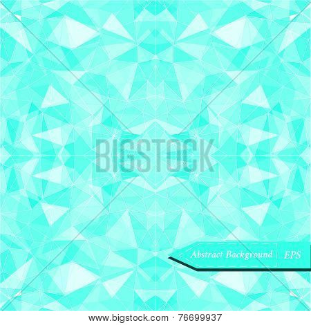 Azur Polygonal Mosaic Background
