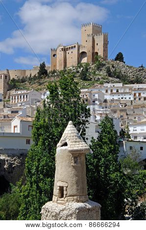White town with castle, Velez Blanco.
