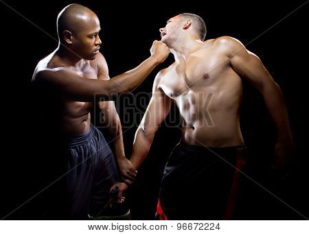 Disarming a Gun by Close Quarter Combat