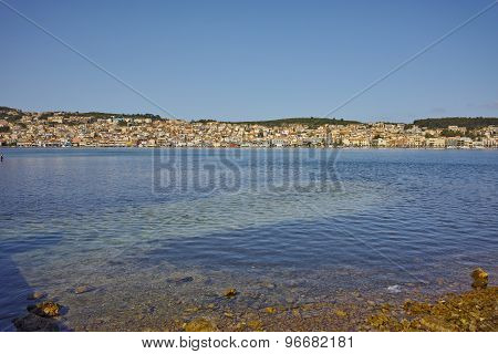 Panoramic View of Argostoli town, Kefalonia, Ionian islands