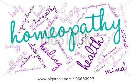 Homeopathy Word Cloud