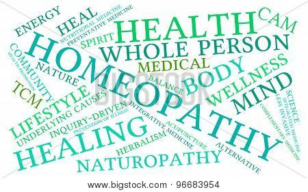 Homeopathy Word Cloud