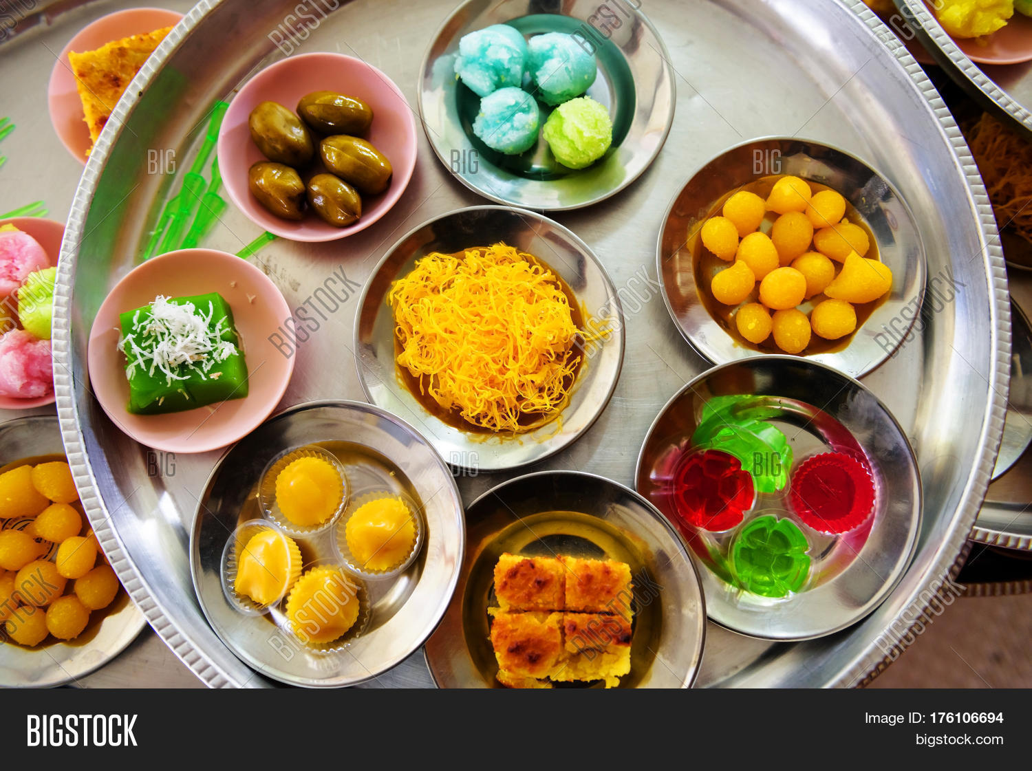 Variety Thai Sweets Image & Photo (Free Trial) | Bigstock