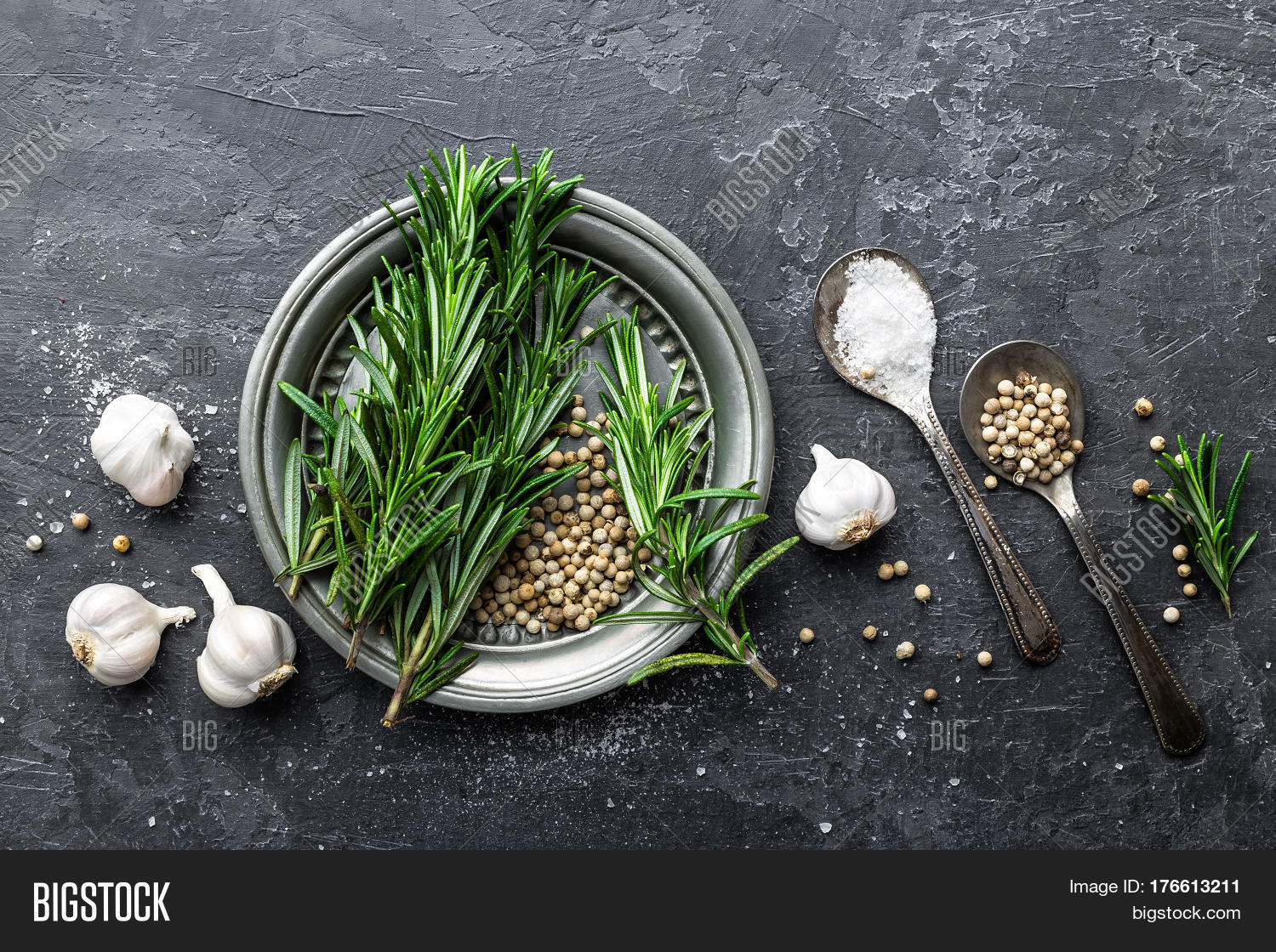 Rosemary Garlic Salt Image & Photo (Free Trial) Bigstock