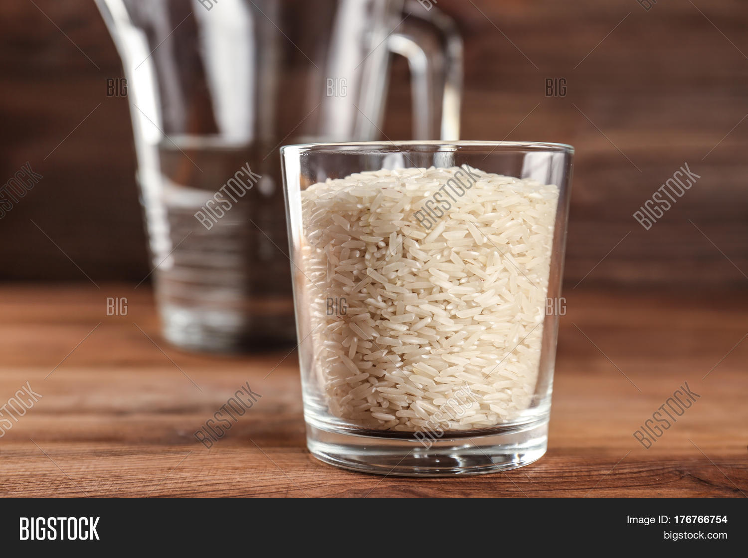 Glass Rice Measuring Image & Photo (Free Trial) | Bigstock