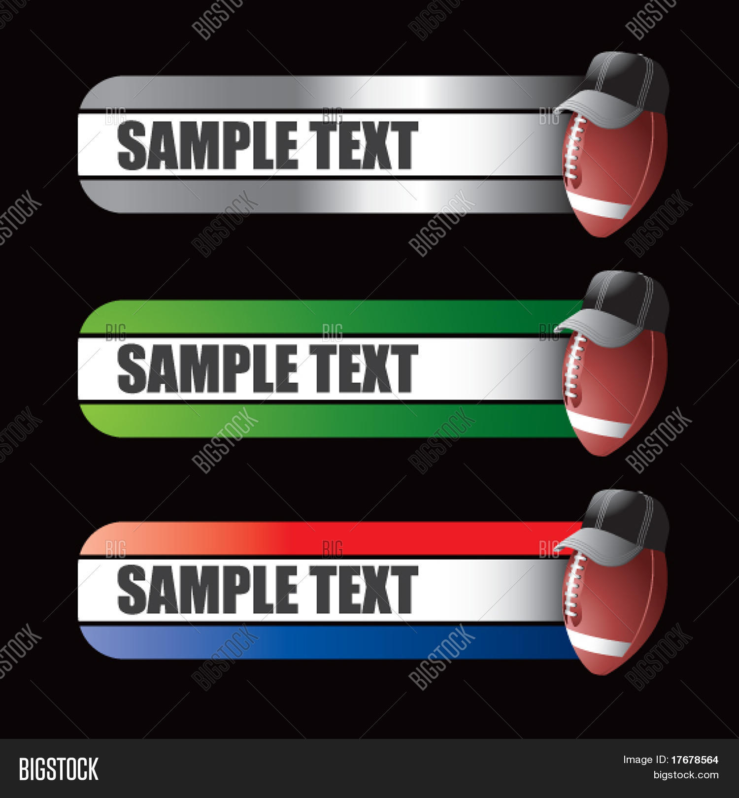 Cartoon Football Vector & Photo (Free Trial) Bigstock