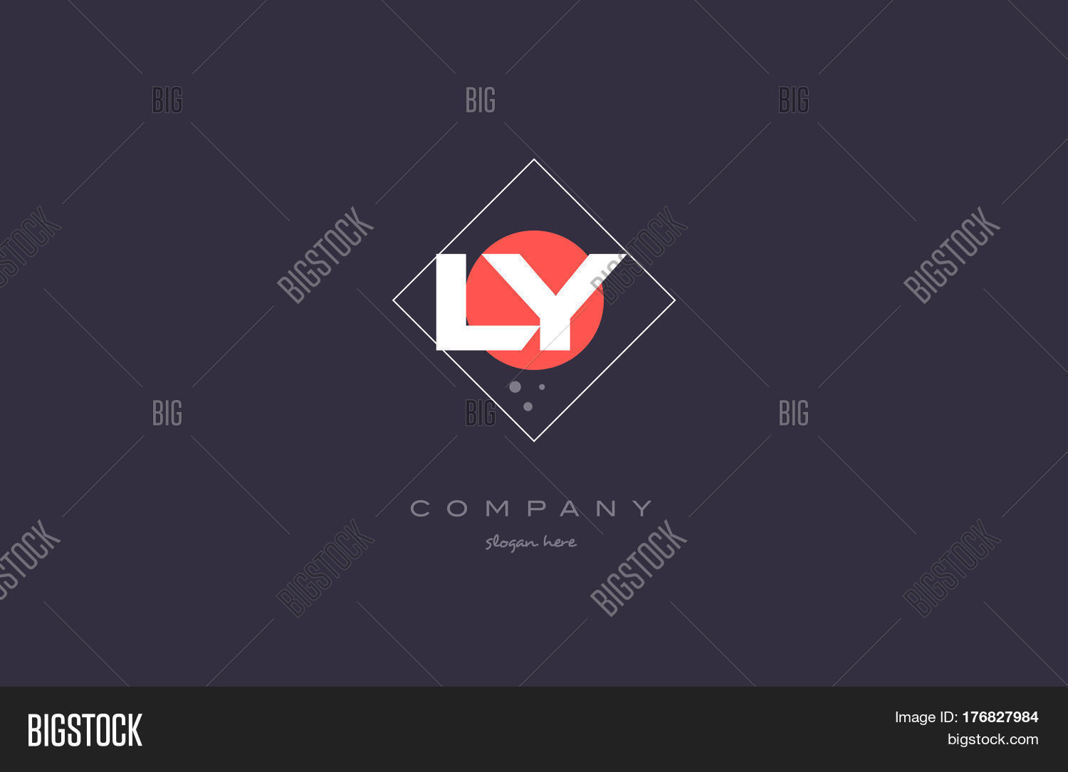 Ly L Y Vintage Retro Vector & Photo (Free Trial) | Bigstock