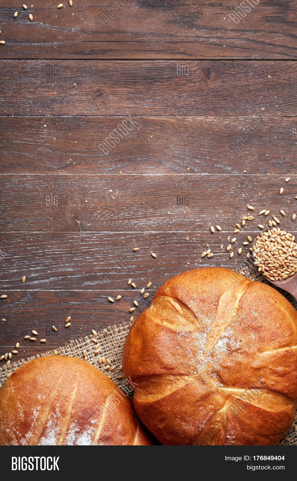 Warm Baked Bread Image Photo Free Trial Bigstock