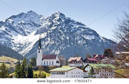 Obraz piękny Alp w Austrii