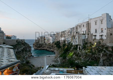 Polignano A Mare, Scenic Small Town Built On Rocks