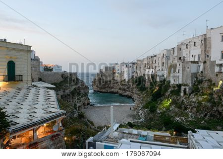 Polignano A Mare, Scenic Small Town Built On Rocks