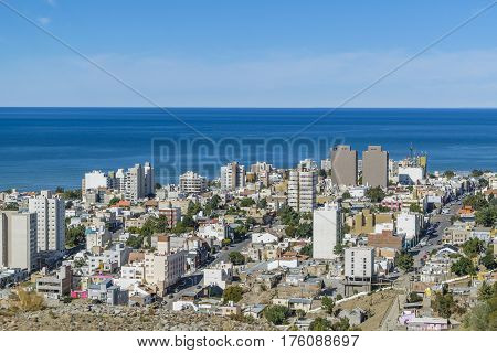 Aerial View Of Comodoro Rivadavia City, Argentina
