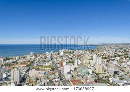 Aerial View Of Comodoro Rivadavia City, Argentina
