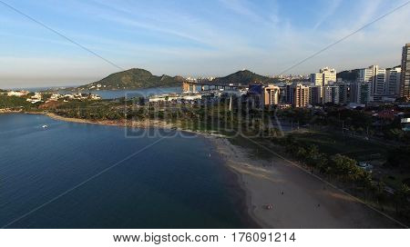 Aerial View of Vitoria, Espirito Santo, Brazil