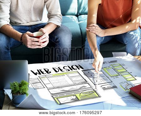 Web Design Layout Internet Template