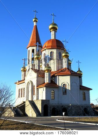 The (Russian Orthodox) Church of the Holy Transfiguration in Kremenchuk, Ukraine