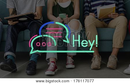 Communication Connection Speech Bubble Concept