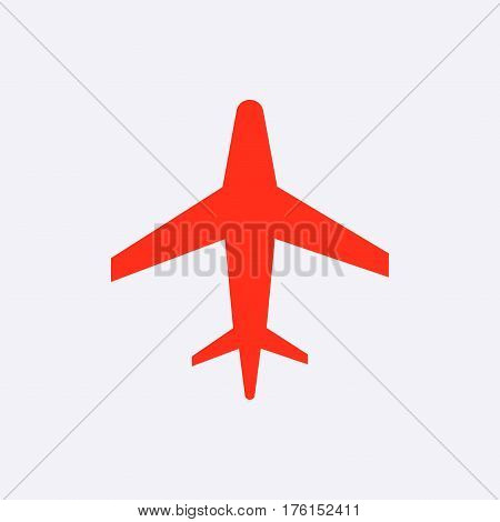 aircraft icon stock vector illustration flat design