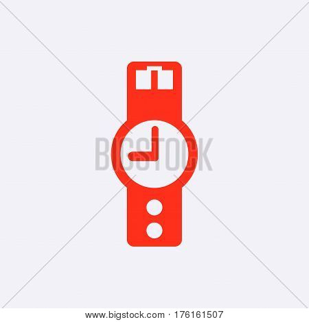 wristwatch icon  stock vector illustration flat design