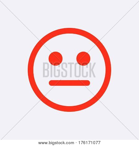 Smile icon stock vector illustration flat design