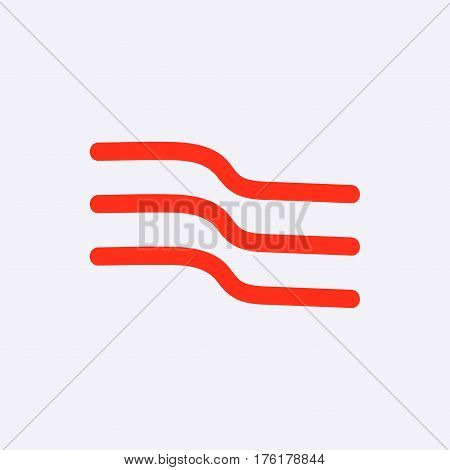 wind icon stock vector illustration flat design