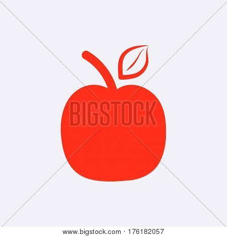 apple icon stock vector illustration flat design
