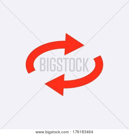 arrow icon stock vector illustration flat design