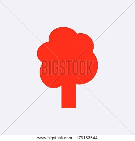 tree icon stock vector illustration flat design