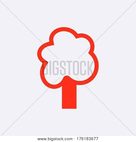 tree icon stock vector illustration flat design