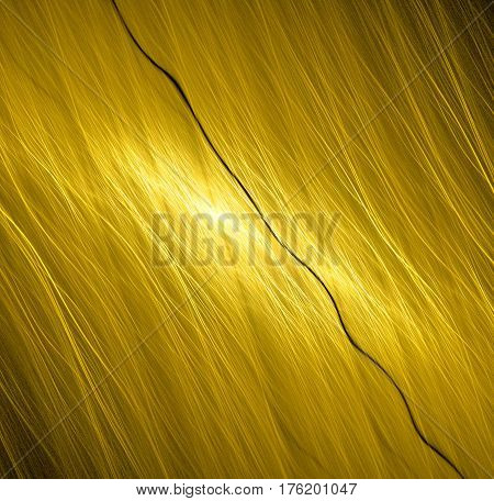 A single strand of dark hair amidst a mane of golden hair.