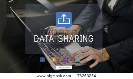 Online sharing is about social media and networking.