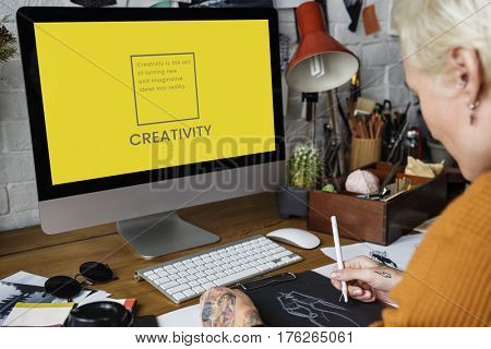 Network graphic overlay background on computer