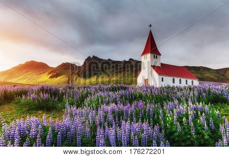 Iceland, Located On The Main Ring Road Around The Island