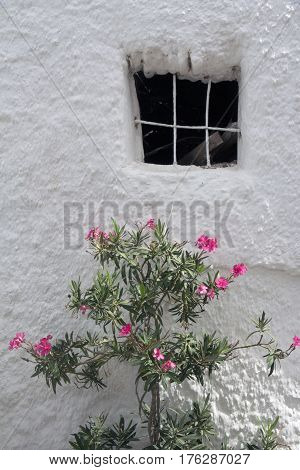 Corners art and details on the streets of Andalusia Serrania de Ronda Spain.