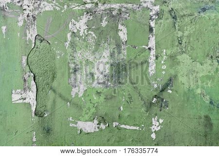 Broken Colored Wall Background.