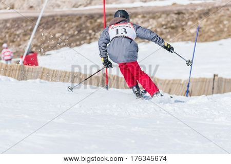 Afonso Fernandes During The Ski National Championships