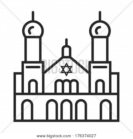 Synagogue Vector Icon