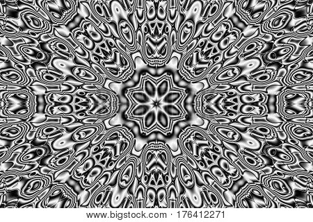 Image of the abstract pattern - kaleidoscopic pattern