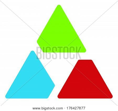 Triangle Logo / Symbol - Aperture Like Triangle Shape